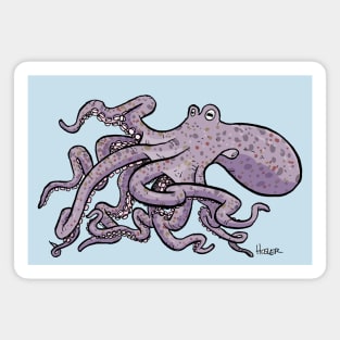 Purple Octopus Magnet